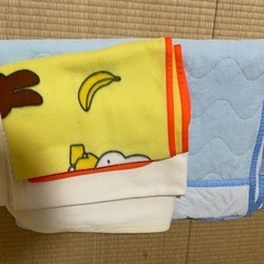 ペットに使っていたパットと掛け布団等の画像