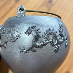 ヴィンテージ  中国酒器　錫製の画像