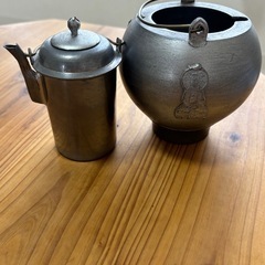 ヴィンテージ  中国酒器　錫製の画像
