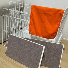 キャットケージ　白の画像