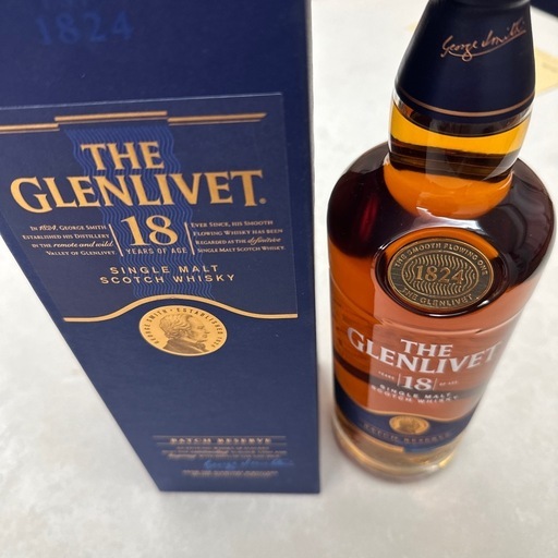 【新品箱付き】グレンリベット　18年ウイスキー