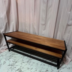 木製アイアン　テレビ台　美品　テレビボードの画像