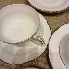 コーヒーカップ、ソーサー5点セットの画像