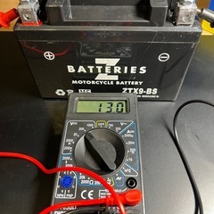 ほぼ未使用　Z BATTERIES バイクバッテリー YTX9-BS ユアサ 互換の画像