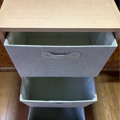 I1801 三段引き出し付きカラーボックス　　シェルフ　棚の画像
