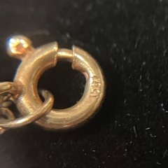 18K 750 ゴールドネックレスの画像
