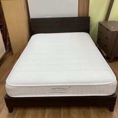 ジモティー限定価格！S249 ⭐ NITORI ニトリ ダブルベッド Nスリープ 幅145cm USED ヨゴレ有の画像