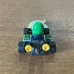 マリオカート🏎️ルイージ💚プルバックカーミニカー任天堂Nintendo美品✨緑白黄色黒の画像