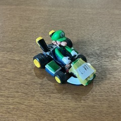 マリオカート🏎️ルイージ💚プルバックカーミニカー任天堂Nintendo美品✨緑白黄色黒の画像