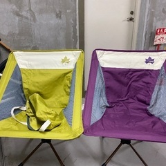 ロゴス　バケットチェア　ダブルベッド　キャリーセットの画像