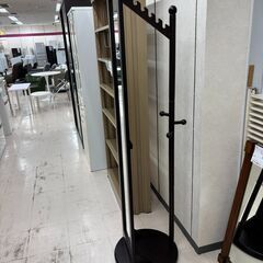 リユースのサカイ栃木店★ジモティ割あり★  姿見 ダークブラウン W45×D45×H171 クリーニング済み TC10818の画像