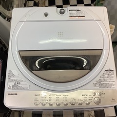 【リサイクルサービス八光】2019年製　東芝 6kg全自動洗濯機  AW-6G8-Wの画像