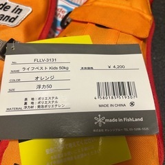 ライフジャケット👶の画像