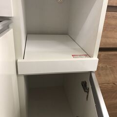 【ジャングルジャングル広陵店】ニトリ　レンジボード　ホワイトの画像