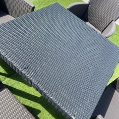 ラタン　ガーデンチェア　の画像