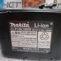 makita マキタ TW285DRGX インパクトレンチ 未使用 18V 6.0Ah バッテリー×2 充電器【ハンズクラフト宜野湾店】の画像