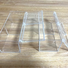 仕切り付きフィギュアケース 2点セットの画像