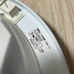 NEC 2020年製 LEDシーリングライト の画像