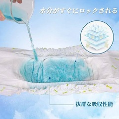 犬用オムツ PetSoft男の子M48枚入の画像