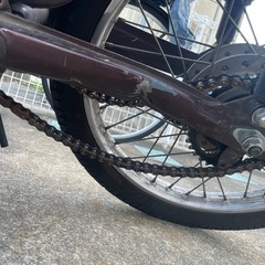 「お話中」ホンダ エンジンはかかります スーパーカブ50 ボアアップ スイングアームが曲がってますの画像