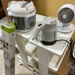 圧力鍋 電気ポット サーキュレーター ラック　 の画像
