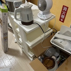 圧力鍋 電気ポット サーキュレーター ラック　 の画像