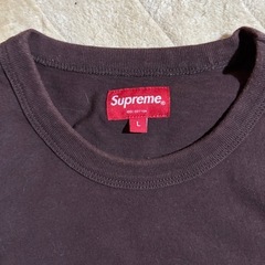 SUPREME BAD Tシャツ サイズLブラウンの画像