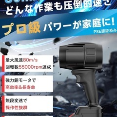 【新品】ブロアー 洗車 エアダスター ブロワーの画像