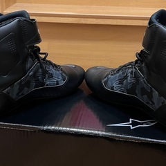 alpinestars FASTER-3 レーシングブーツ ブラック レザー 26.5の画像