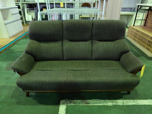 ジャングル×2 和泉大型良品館 NITORI 3人掛けソファ KOTEI3 ブラウン