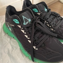 Reebok リーボック スニーカー ブラック ミントグリーンの画像
