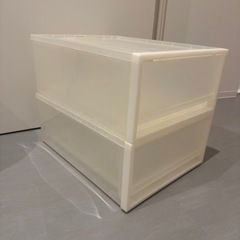 無印良品　ポリプロピレン　収納ケース小　2個の画像