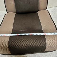美品　座椅子　ブラウンの画像