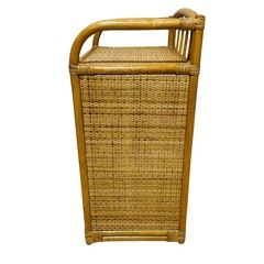 【良品】ラタン 箪笥 4段 チェスト 昭和レトロ ヴィンテージ 籐の画像