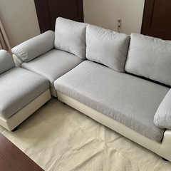 美品　L字
ソファ　ソファー 新品同様　３人掛けの画像