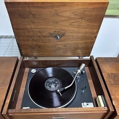 お話し中　ビクター　レコードプレーヤー　昭和レトロ　動作品の画像
