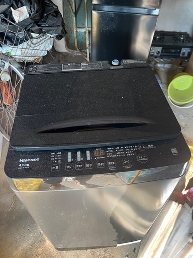 冷蔵庫　
洗濯機　