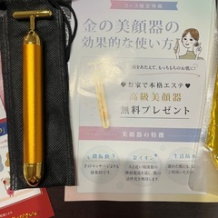 アトピロン金の美顔器付きの画像