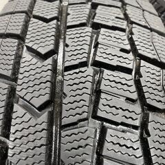 DUNLOP WINTER MAXX WM02 175/65R14 14インチ スタッドレス 4本 23年製 バリ溝 キューブ ノート ファンカーゴ デミオ コルト等　(STH042)の画像