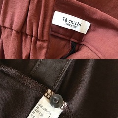 ワンピース　ラップスカート　タイトスカート　ブラウン 2着セットの画像