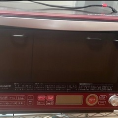 9/28まで！シャープ 過熱水蒸気オーブンレンジ 2段調理 31L レッド RE-SS10B-Rの画像