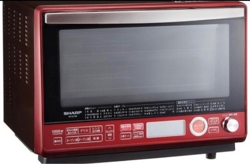 9/28まで！シャープ 過熱水蒸気オーブンレンジ 2段調理 31L レッド RE-SS10B-R