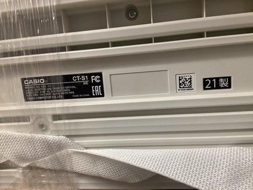 CASIO 電子ピアノ　CT-S1 2021年製