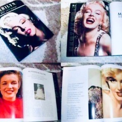 米国購入"マリリンモンロー"米国1991年発刊デッドストック未使用品・大判グラビア写真集の画像