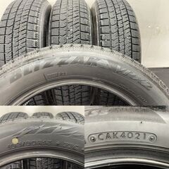BS BRIDGESTONE BLIZZAK VRX2 165/60R15 15インチ スタッドレス 4本 21年製 ハスラー フレアクロスオーバー ソリオ デリカD:2等　(STJ035)の画像