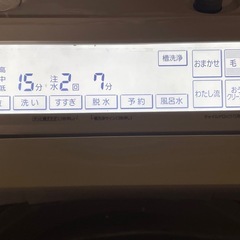 【中古】¥16,800 日本製 8K洗濯機パナソニック【II155】の画像