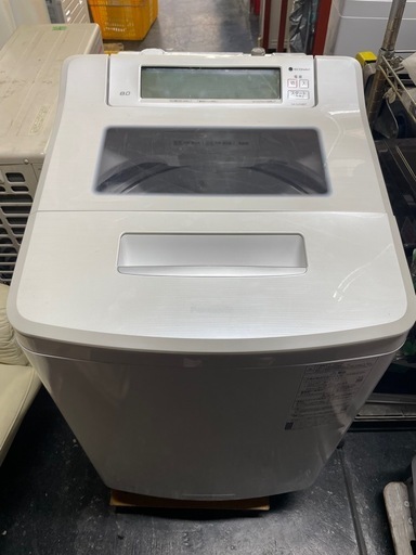 【中古】¥16,800 日本製 8K洗濯機パナソニック【II155】