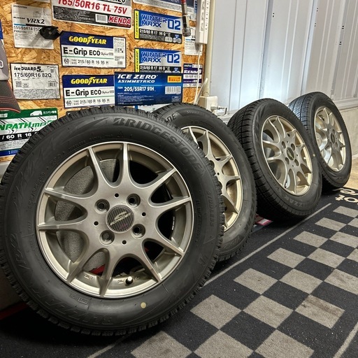 2021年製　スタッドレス　155/65R13　ブリヂストン　VRX2   4本セット　税込み価格です