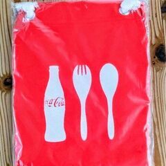 レア!!Coca-Colaノベルティエプロン&エコバッグ・今月末までのお取引ですの画像