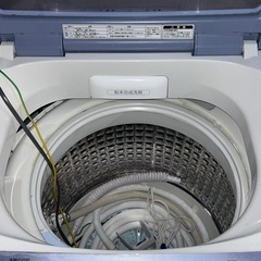 ✨激安価格✨持帰9000円7kg 電動水(湯)汲み機付 ＋2000円で洗濯機ラック付き 洗濯機の画像